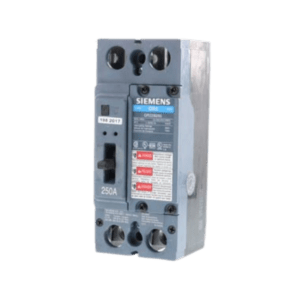 Interruptor QR, 2P, 250A, 240V, 10 KA. Bornes en lado de la carga.