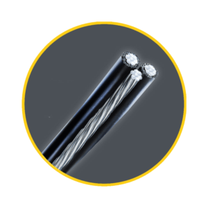 CABLE TRIPLEX WP/ACSR 3x6-3x4-3x2-3x1/0 AWG