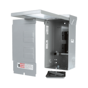 Centro de carga 1F,  AL, 125A, 4 Espacios, 8 Circuitos NEMA 3R, UL