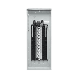 Centro de carga 1F,  AL, 125A, 42 Espacios, 64 Circuitos. UL.