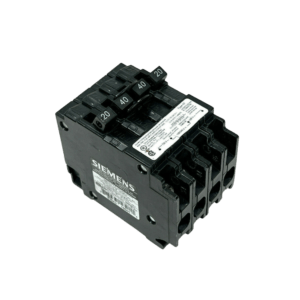 Interruptor QT Triplex 2", 1 P 20 A + 2 PS 40 + 1 P 20 A, 10 KA, 120/240 V