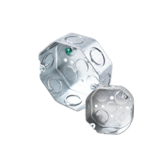 CAJA OCTAGONAL UL 3/4" DEEP 1.6MM
