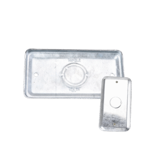 TAPA RECTANGULAR 1/2" CON TORNILLOS